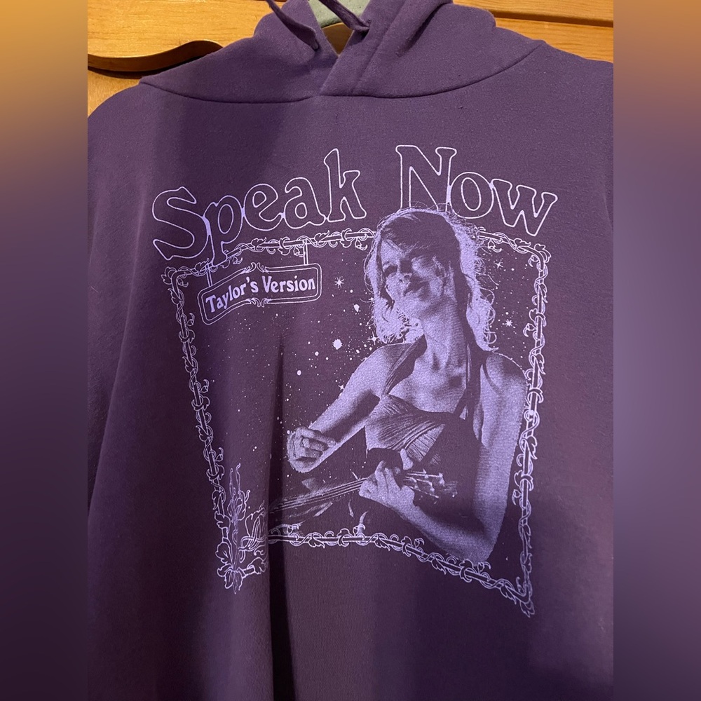 Speak Now Taylor's Version Cropped Hoodie 3x